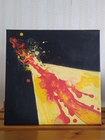 Napkitörés - Ismeretlen kortárs magyar festő különleges festménye