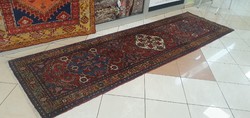 3260 Iranian hamadan hand-knotted wool Persian running rug 98x332cm with free courier