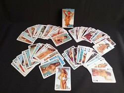 Erotikus női akt póker, römi kártya