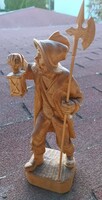 Guard - meticulously crafted statue - wooden sculpture