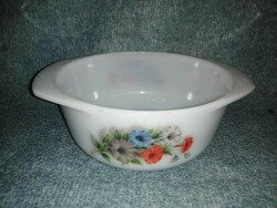 Jena glass bowl with flower pattern (a2)