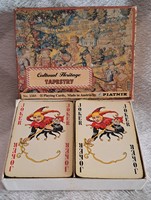 Régi Piatnik kártya dobozában, francia kártya (M4163)