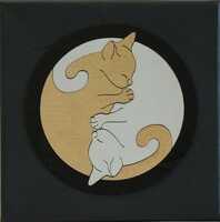 Kitten yin-yang