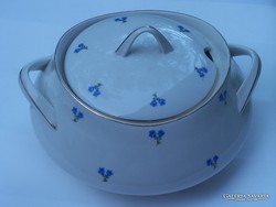 Epiag soup bowl with lid - marked, flawless, 26x15 cm decorative beautiful piece