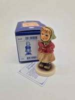 Hummel Goebel figura éneklő kislány clear as a bell 2181 TMK8 9.5cm
