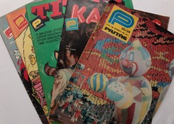 Pajtás pioneering magazine 5 pieces, 1984 June, Aug., 1985/24, 1986 Dec., 1987 Aug.