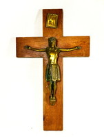 Art deco wall cross - crucifix!