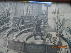 Akt rajzolása útmutatással a Bolognai Klementina Akadémián, nyomat Gianpietro Zanotti (1674-1765)