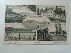 D198844 fonyód 1940k old postcard bártfay -gönc