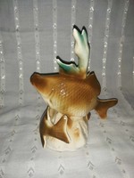 Porcelain fish figure 19 cm high