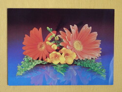 Running postcards with flowers, 5 pieces - according to the photos /01/