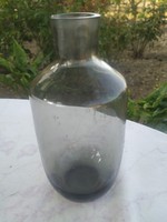 Smoked glass vase, bottle for sale!