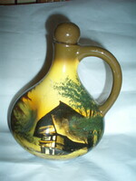 Antique schramberg majolica jug