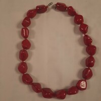 Red jasper necklace