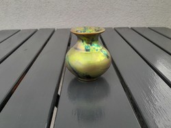 1,-Ft Gyönyörű antik Zsolnay labrador mintás eozin kis váza