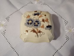 Zsolnay cornflower patterned bonbonier