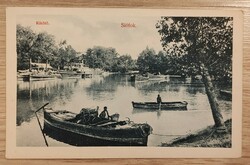 Siófok harbor postcard from around 1930