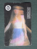Card calendar, Afés clothing stores, female model, 1984