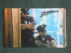 Kártyanaptár, MOKÉP, mozi film, Szuperhekusok,Bud Spencer,Terence Hill,, 1989
