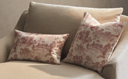New! Zara home toile de jouy, decorative cushion cover 45x45 cm at half price!!
