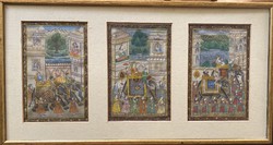 Indian silk painting