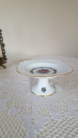 Schumann arzberg porcelain, embossed, floral base tray