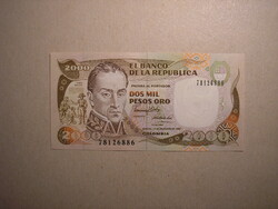 Colombia-2000 pesos 1990 oz