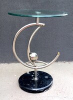 Granite glass chrome design italy table design negotiable art deco