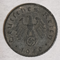 German Third Reich 1940. (A) 5 reichspfennig with swastika. (370)