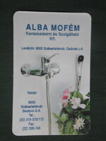 Card calendar, Mofém faucet assembly shop, Székesfehérvár, 1994