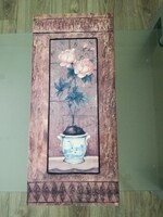 Vintage image on wooden board