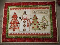 Christmas, winter, country style wall picture