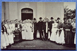 Old photo postcard - Besseniőtelki - Besseniőtelki wedding