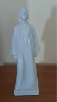 White Herend porcelain biscuit Jesus Christ statue for sale