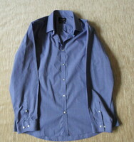 Long-sleeved men's shirt 1.: Blue shirt (f&f)