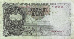 10 Latu 1937 Latvia