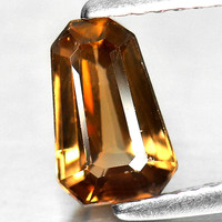 Amazing! Real, 100% product. Imperial cognac zircon gemstone 1.55 ct! (Vs)! Its value: HUF 69,800!!!