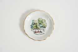 Last chance aquincum retro porcelain bowl - miskolcta shelf souvenir