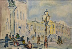 Desső of Pécs-Pilch (1888-1949): detail from Venice