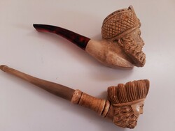 Maharadzsa Fejes Block Meerschaum Habkő,Tajtékpipák