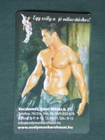 Card calendar, chance workwear store, goatskin, erotic male model, 2014