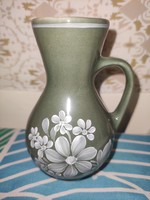 Hand painted ceramic jug