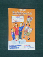Kártyanaptár, TESCO élelmiszer áruház 2004