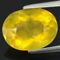 Magical! 100% Prod. Large sun yellow opal gemstone 4.16ct! (Si) value: HUF 62,400!