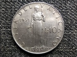 Vatican xii. Pius prudentia 10 lira anno xiii 1951 (id42354)