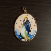 14 Kt Virgin Mary pendant - no minimum price!