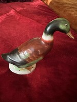 Bodrogkeresztúr porcelain duck marked