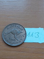 Australia 1/2 half penny 1960 ii. Queen Elizabeth, bronze 113.