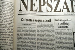 1993 October 27 / people's freedom / for birthday, as a gift :-) original, old newspaper no.: 25680