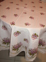 Wonderful special violet round tablecloth